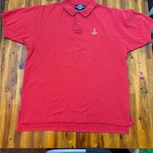 Ruff Hewn Vibrant Red Polo Shirt
